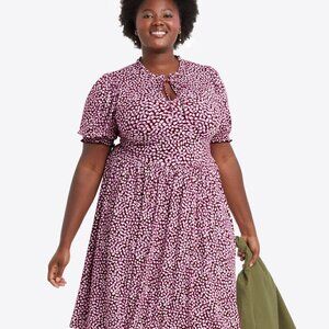 Draper‎ James Nanci Dress in Square Dot Print